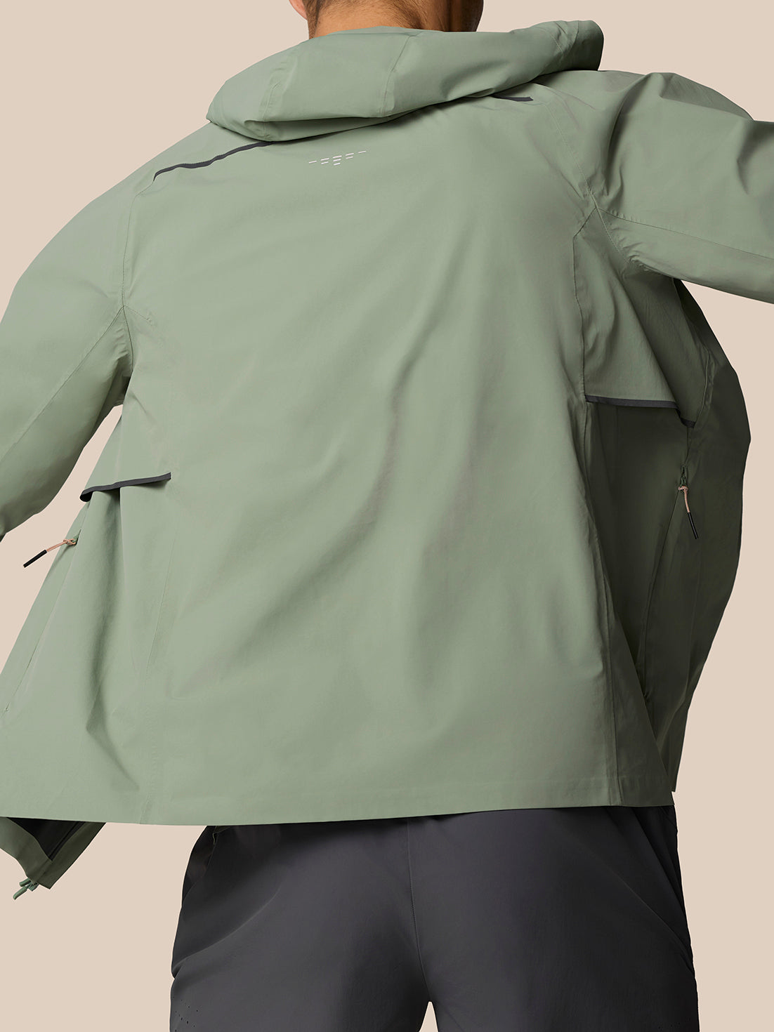 Zone Training LVS Jacket - Thyme/Black Reflective - Thyme/Black Reflective
