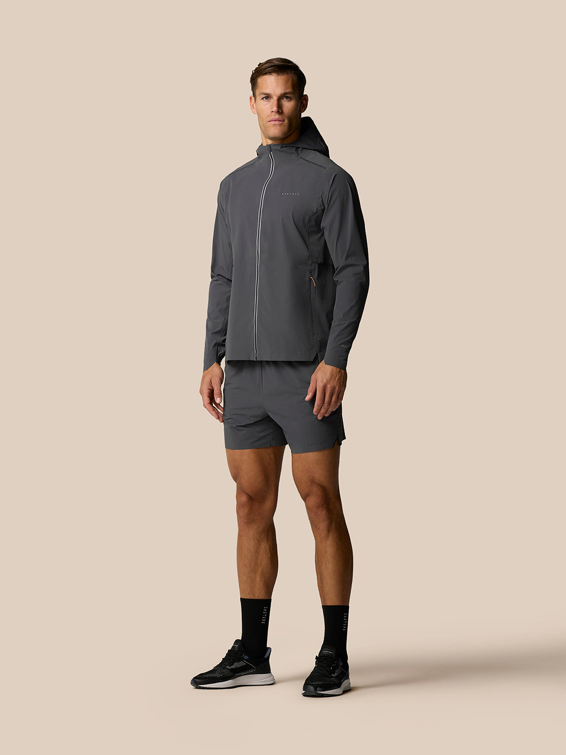 Zone Training LVS Jacket - Gunmetal/ Black Reflective