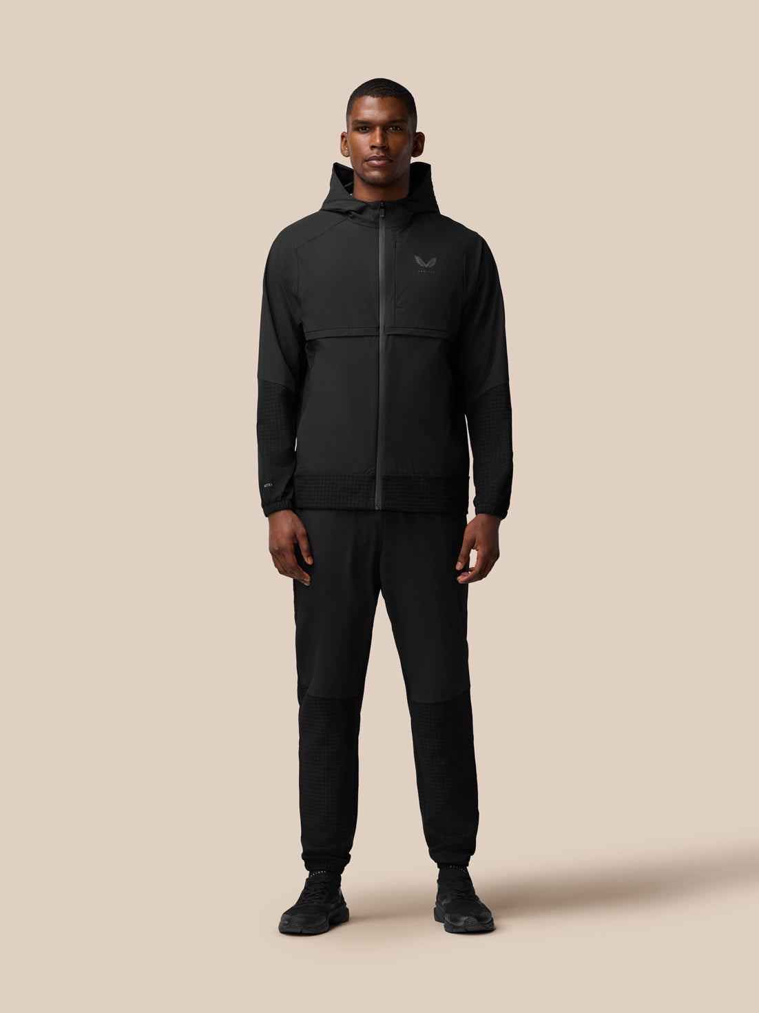 Flex Winterised Woven Jacket - Black - Black/Gunmetal
