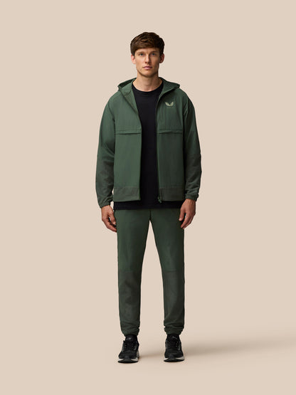 Flex Winterised Woven Jacket - Dark Green