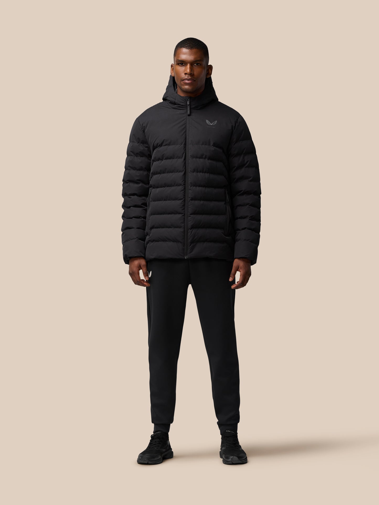 Lightweight Puffer Jacket - Black