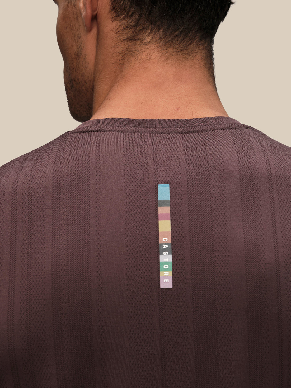 Men's Castore x Paul Smith Short Sleeve T-Shirt - Purple - Deep Damson