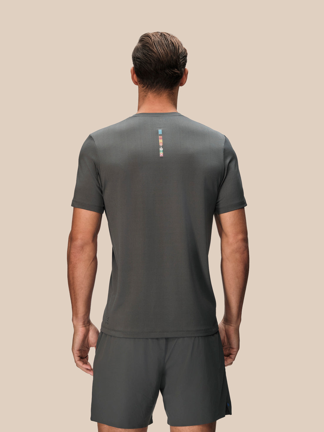 Men's Castore x Paul Smith Short Sleeve T-Shirt - Charcoal - Charcoal