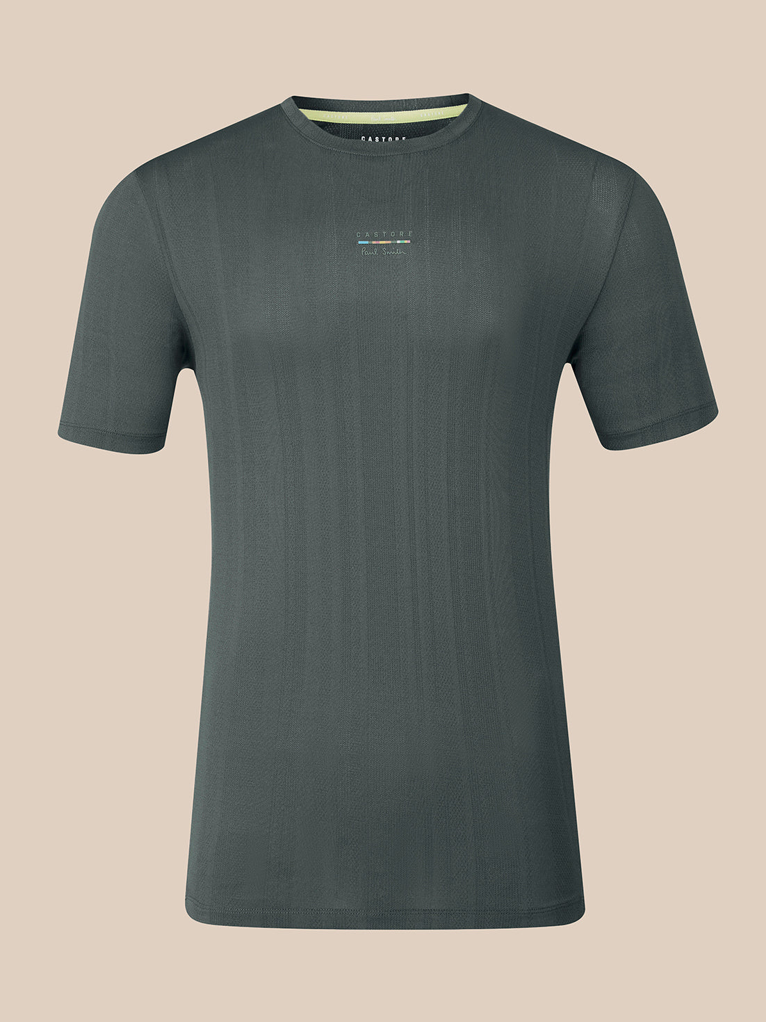 Men's Castore x Paul Smith Short Sleeve T-Shirt - Charcoal - Charcoal