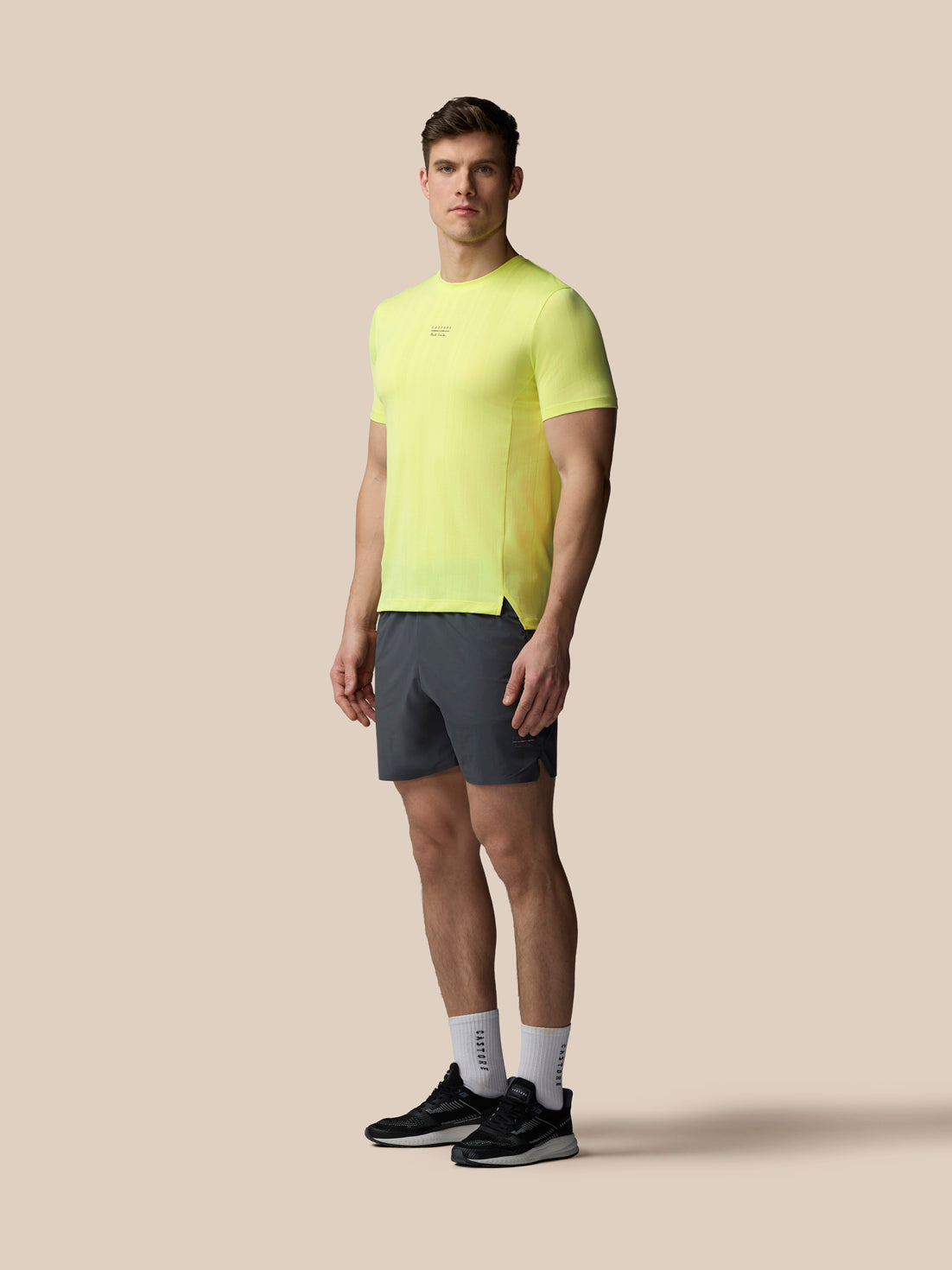 Men’s x Paul Smith Performance Engineered Knit Short Sleeve T Shirt - Lime