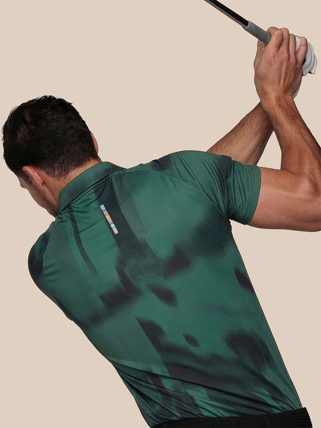 Men’s x Paul Smith Performance Printed Polo Top - Teal - Teal