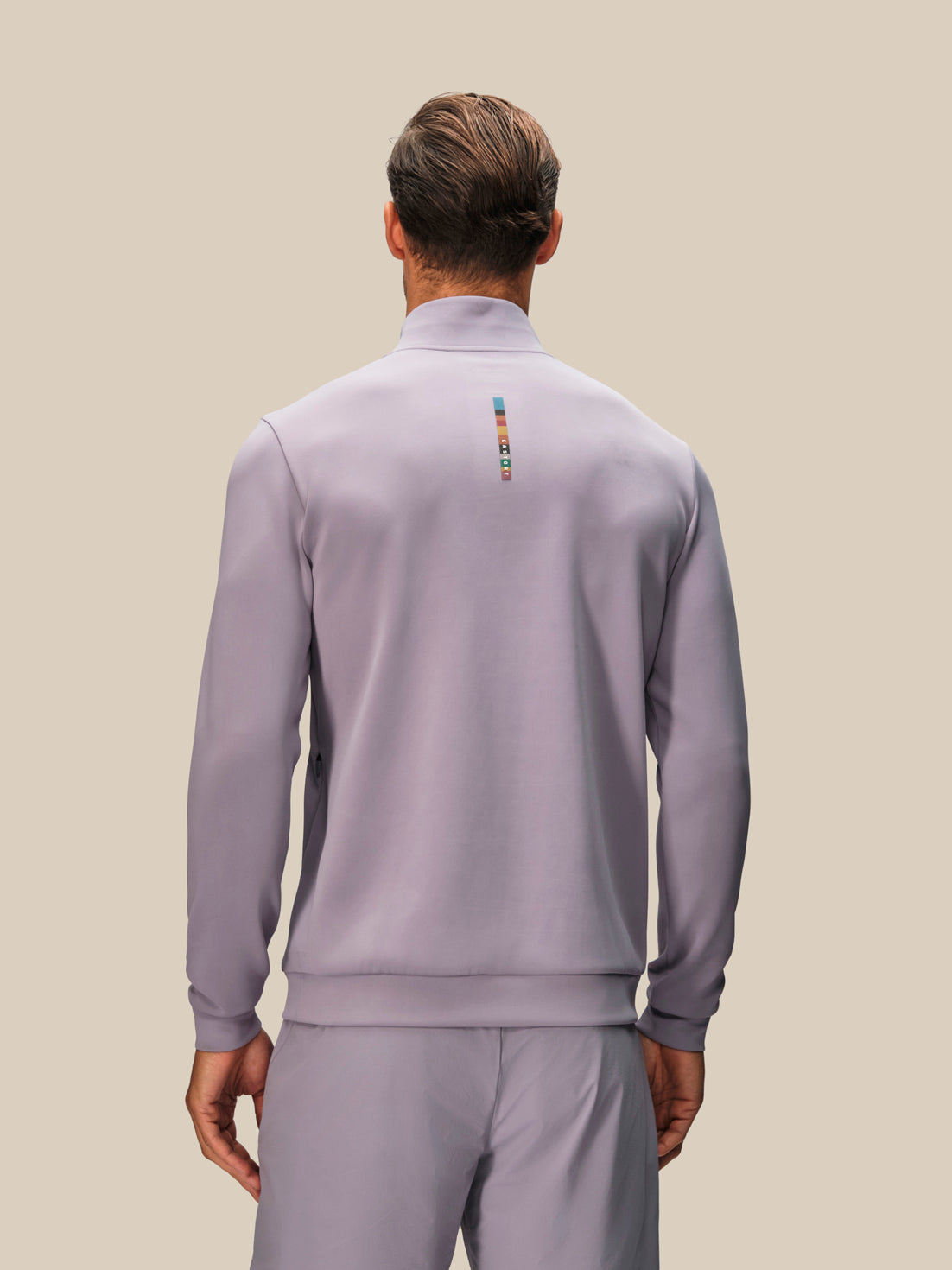 Men's Castore x Paul Smith Long Sleeve Quarter Zip - Mauve - Mauve