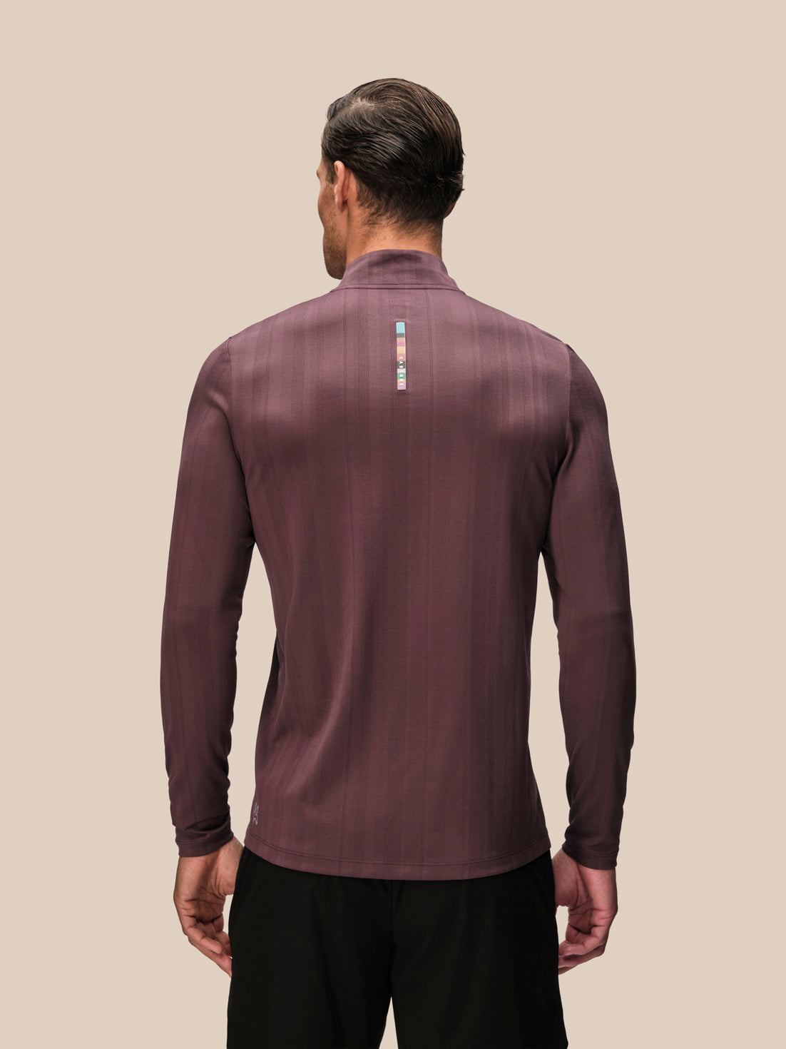 Men's Castore x Paul Smith Slim Fit Quarter Zip Top - Purple
