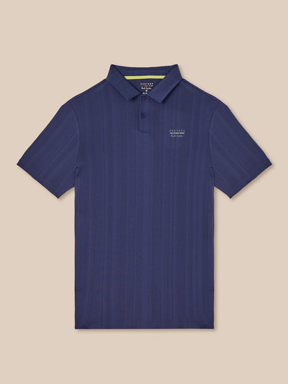 Men’s x Paul Smith Performance Engineered Knit Polo Top - Navy