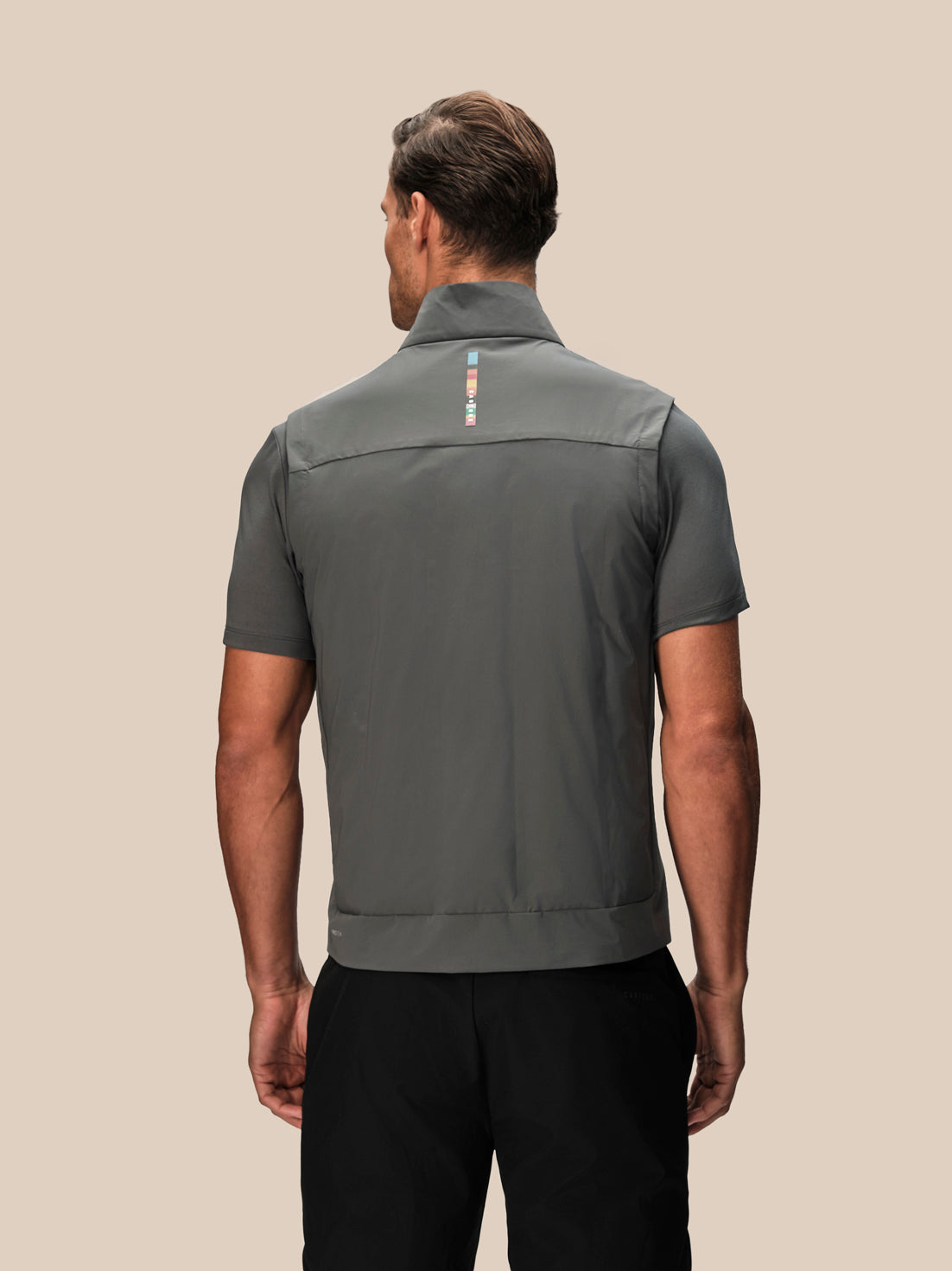 Men's Castore x Paul Smith Gilet - Charcoal - Charcoal