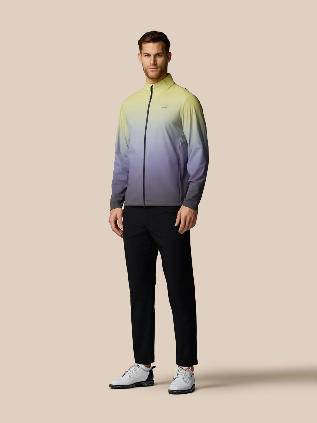 Men’s x Paul Smith Performance Lightweight Jacket - Sunny Lime - Sunny Lime Multi