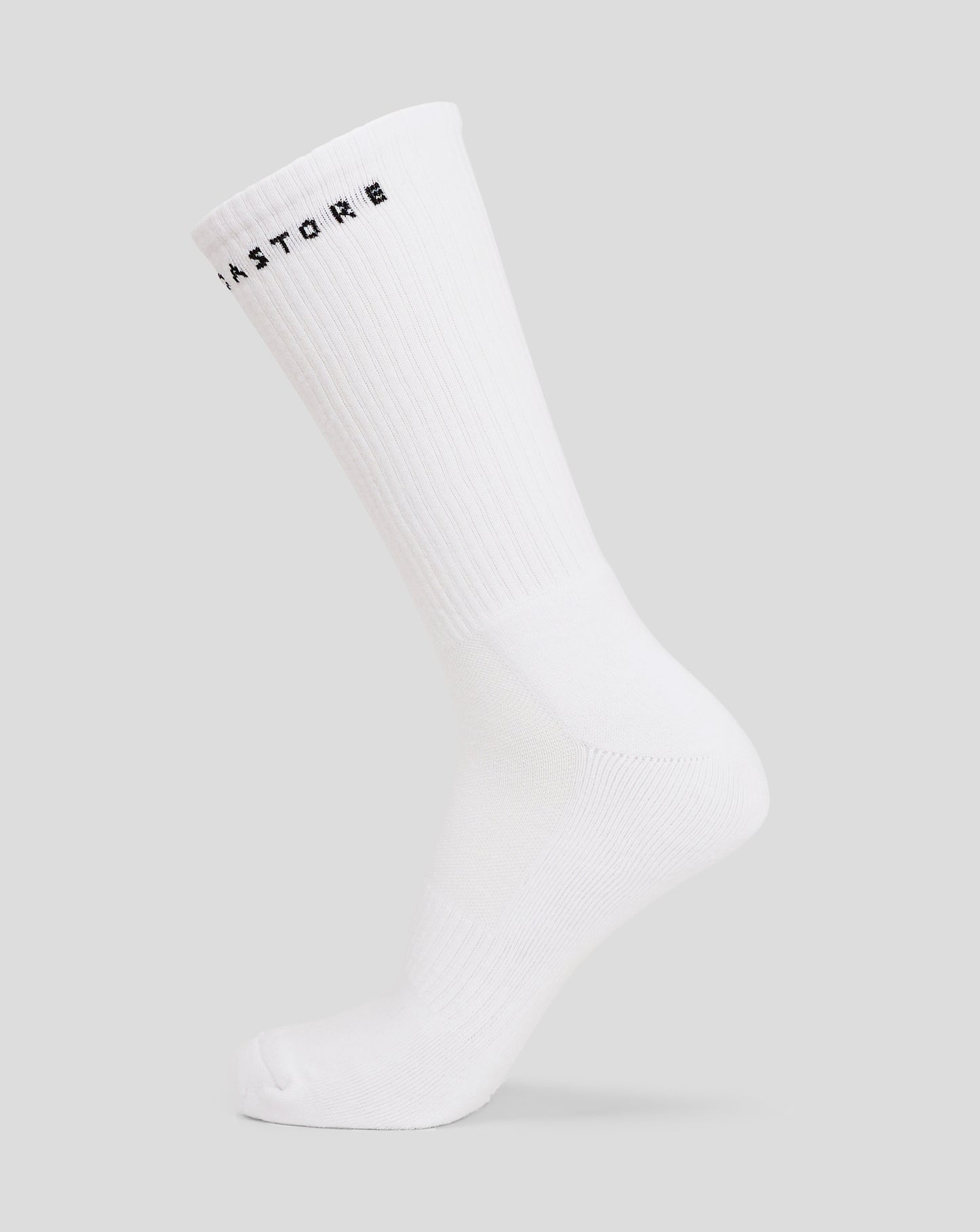 Mens Basic Crew Sock 2pk - WHITE
