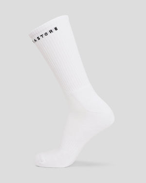 Juniors Basic Crew Sock 2pk - WHITE
