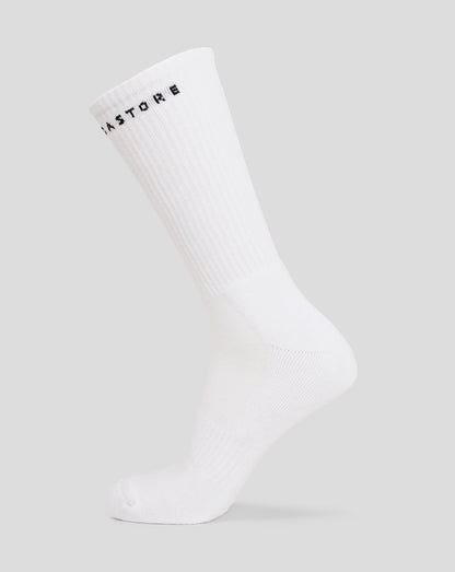 Juniors Basic Crew Sock 2pk - WHITE