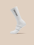 White crew sock from the Active 3 Pack with Castore branding.