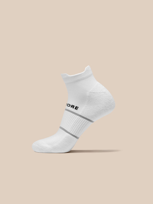 3 Pack Core Short Crew Socks - White