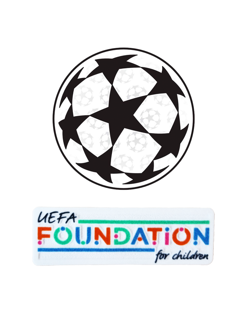 Insignia de la Liga de Campeones + Fundación 2024-2025