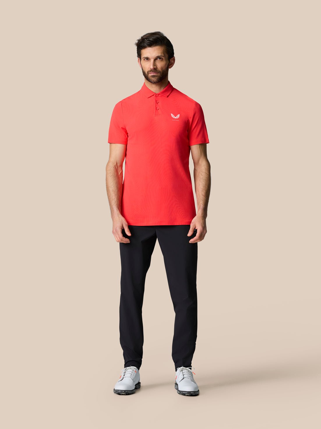 Golf Club Essential Polo - Poppy - Poppy Red