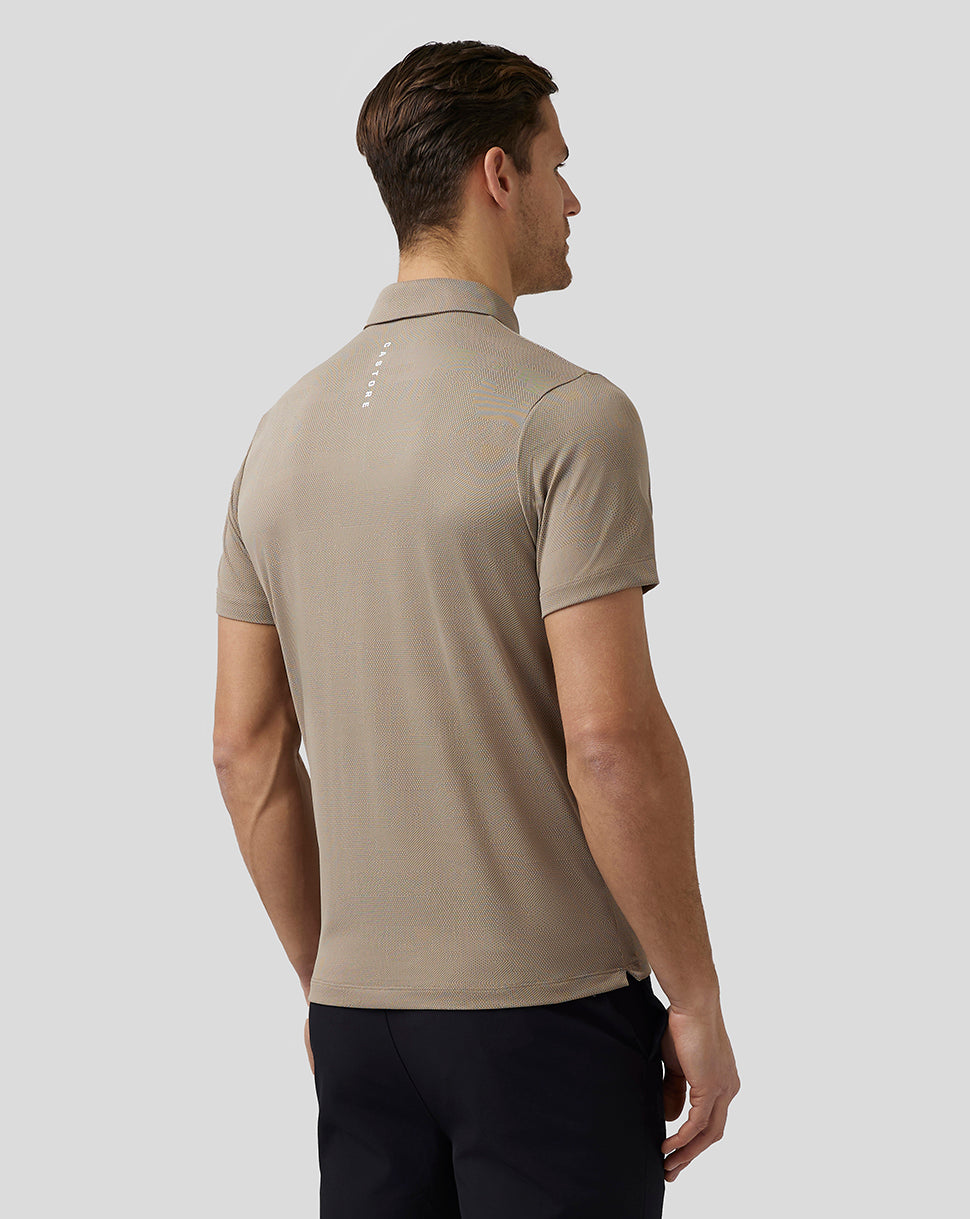 Pinnacle Knit Polo - Clay
