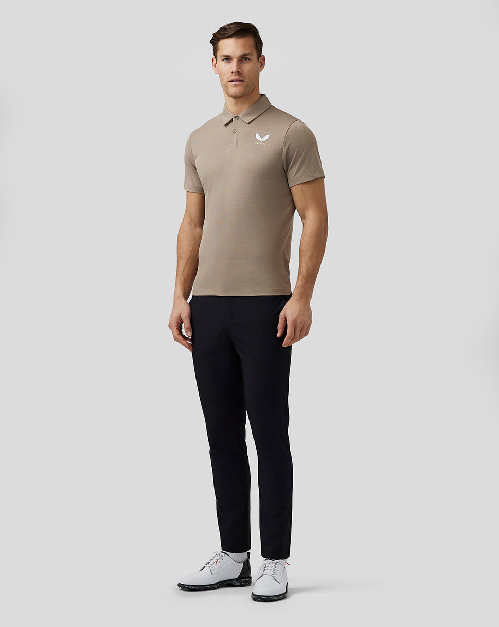 Pinnacle Knit Polo - Clay