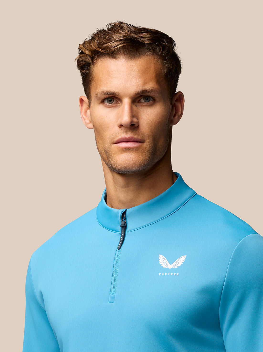 Club Golf 1/4 Zip Top - Corn Blue - Blue