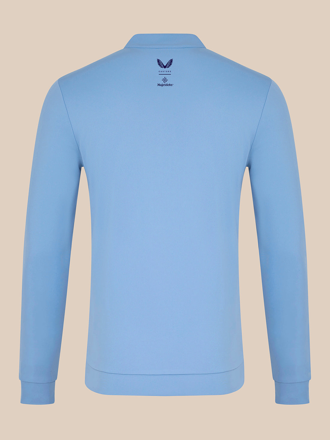 Majesticks ¼ Zip Top – Sky Blue