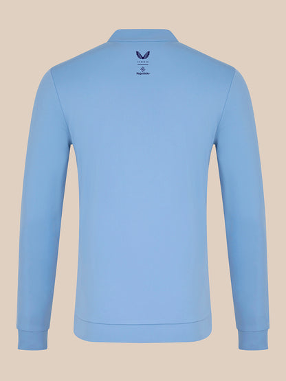 Majesticks ¼ Zip Top – Sky Blue