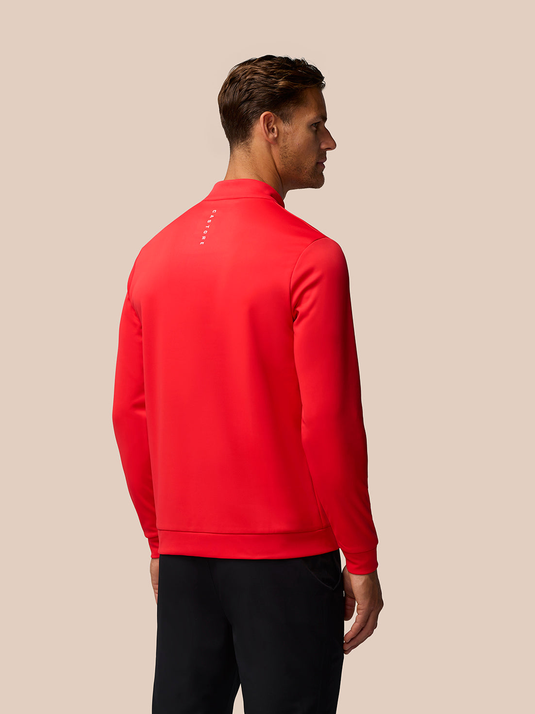 Golf Club Classic 1/4 Zip Top - Poppy Red