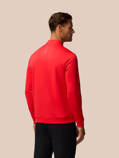 Golf Club Classic 1/4 Zip Top - Poppy Red