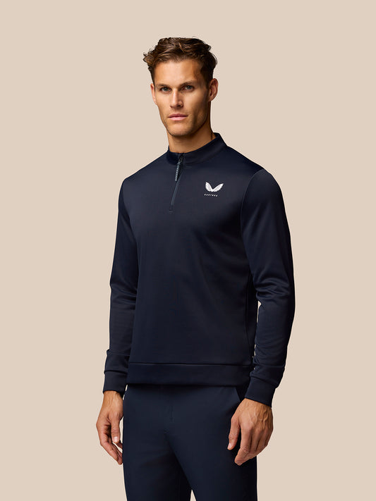 Men’s Golf Club Classic Quarter Zip Top - Midnight Navy