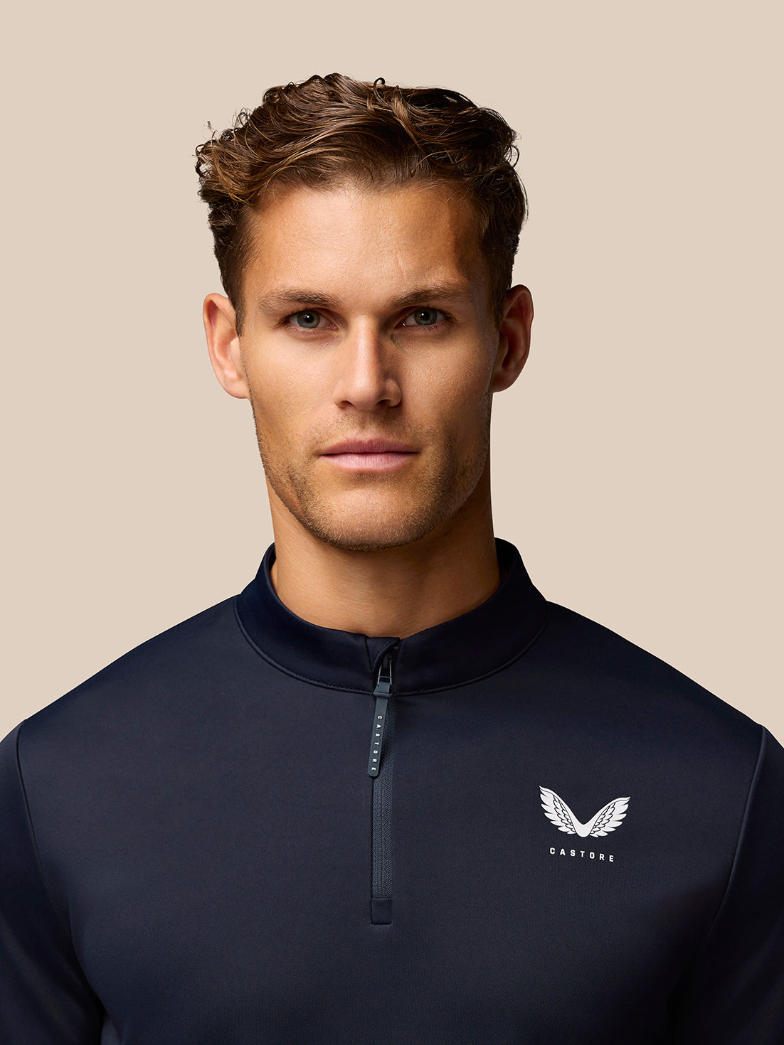 Golf Club Classic Top con cremallera de 1/4 - Midnight Navy - Midnight Navy