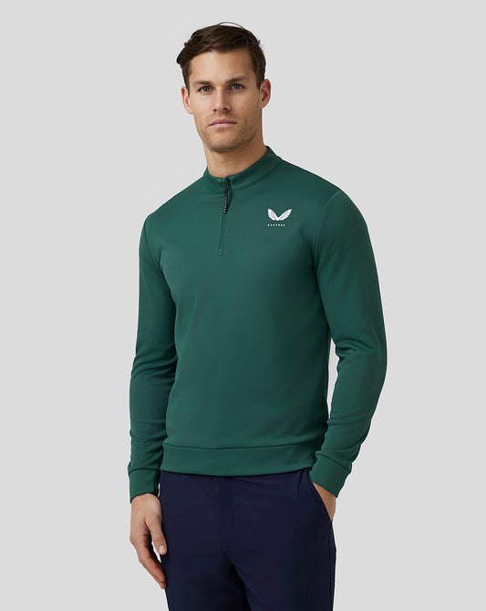 Men’s Golf Club Classic Quarter Zip Top - Green