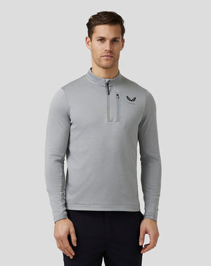 Men’S Golf Pinnacle Tech Half Zip Top - Steel
