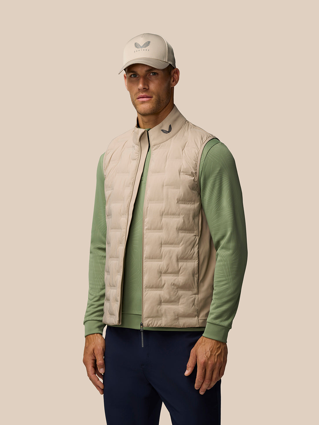 Golf Pinnacle Gilet - Mushroom - Mushroom