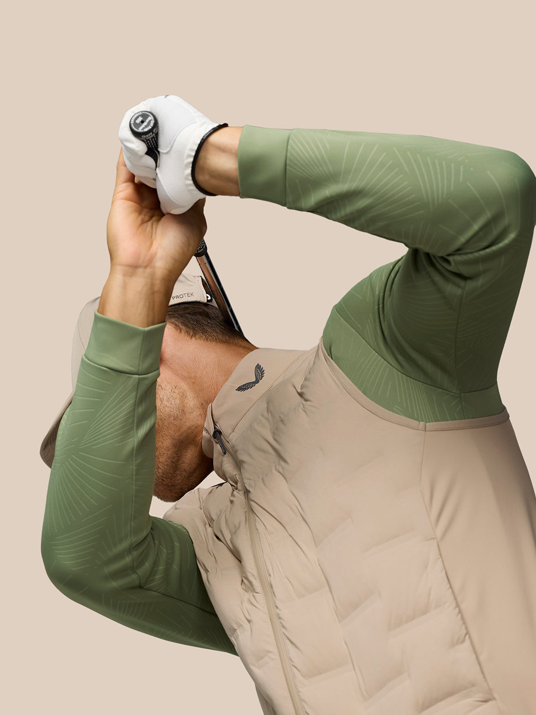 Golf Pinnacle Gilet - Mushroom - Mushroom