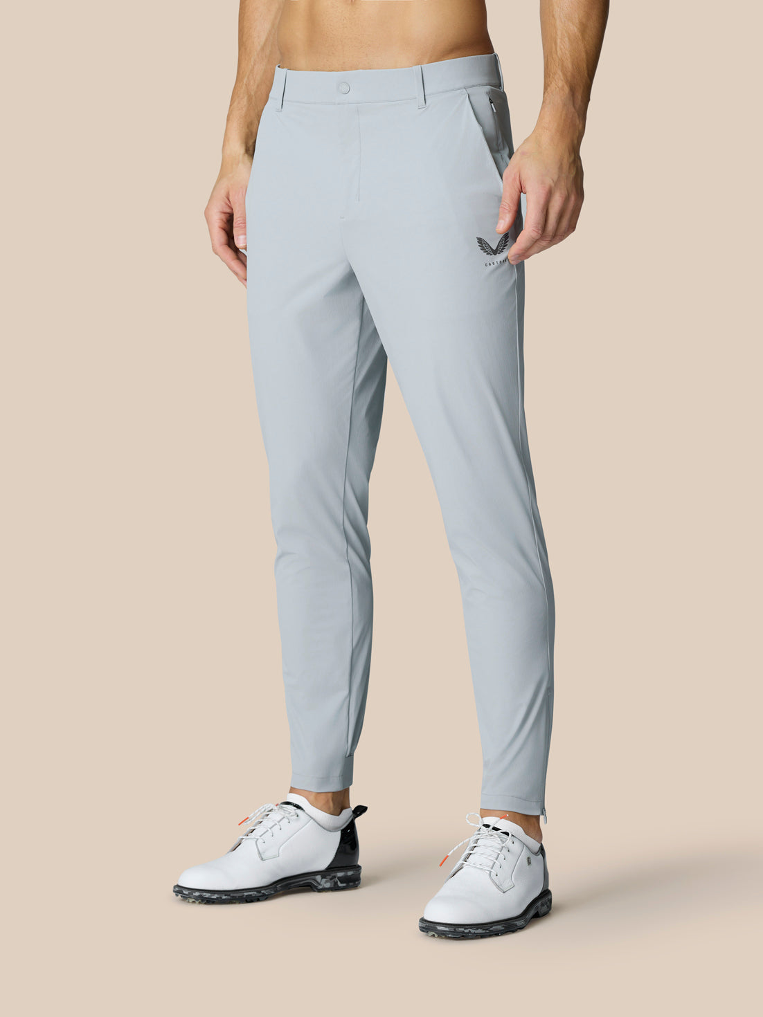Golf Pinnacle Hose 32" Leg – Mittelgrau - Grey