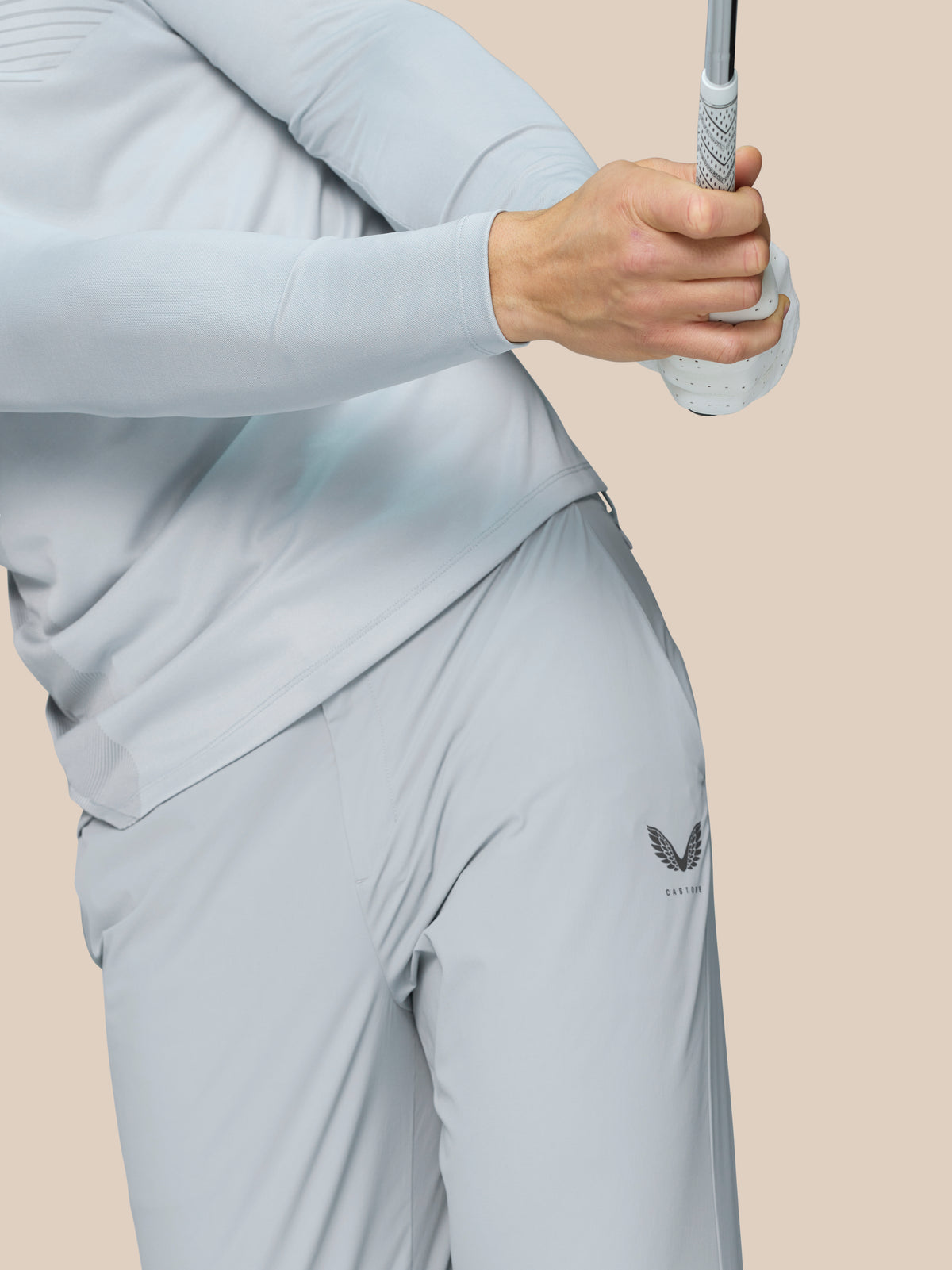 Golf Pinnacle Hose 32" Leg – Mittelgrau - Grey