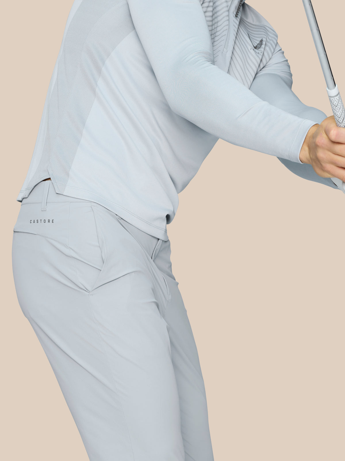 Golf Pinnacle Hose 32" Leg – Mittelgrau - Grey