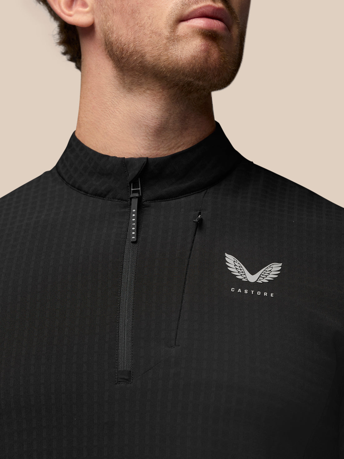 Golf 1/2 Zip Top - Black - Black
