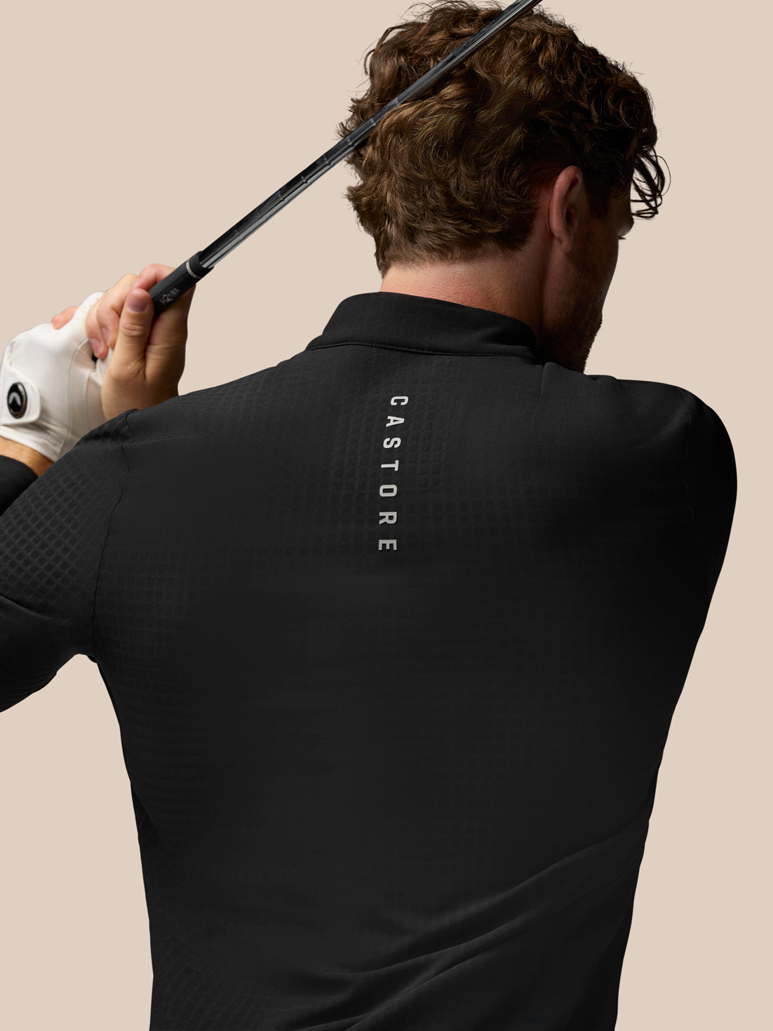 Golf 1/2 Zip Top - Black - Black