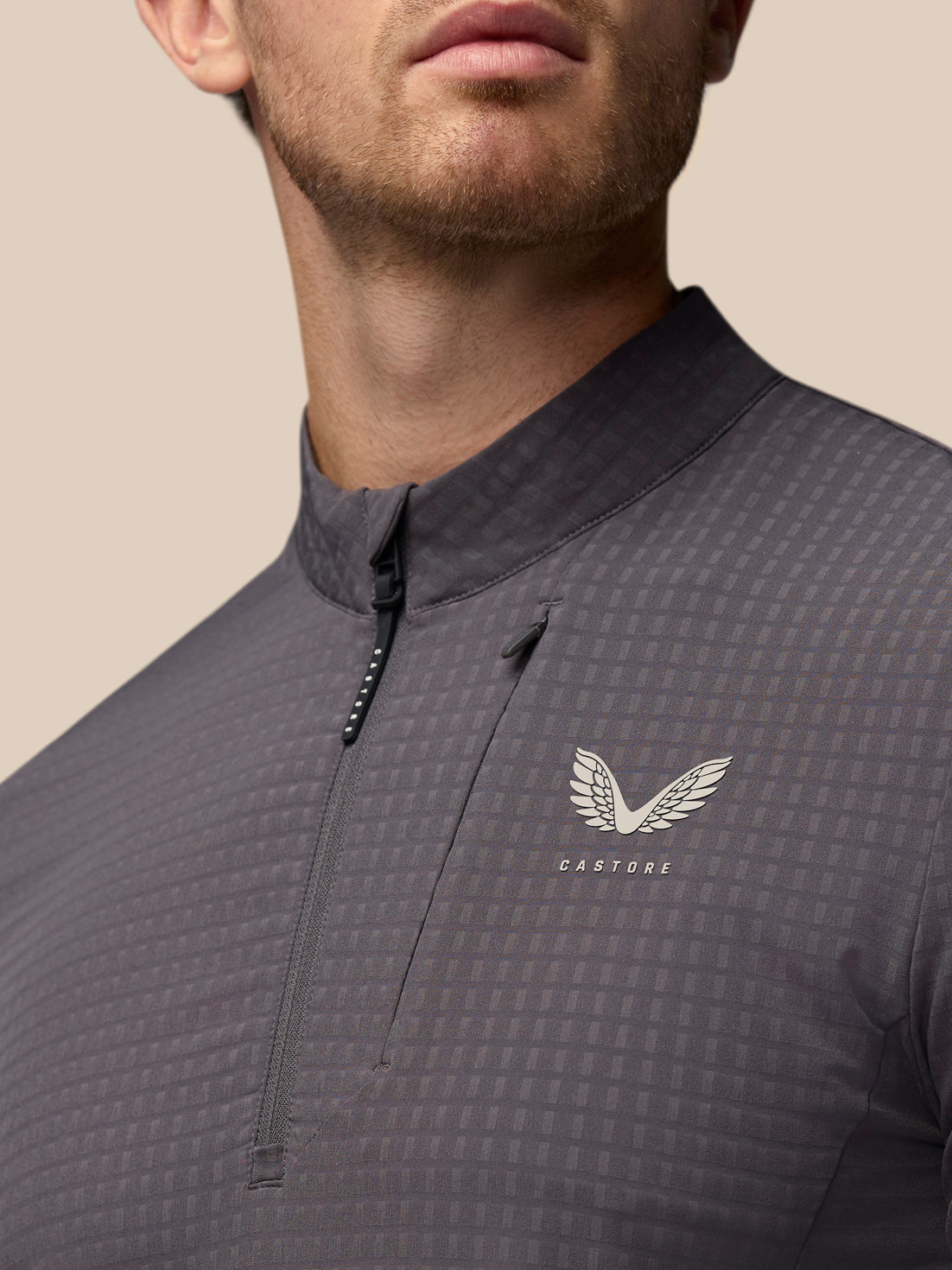 Golf 1/2 Zip Top - Grey - Gunmetal