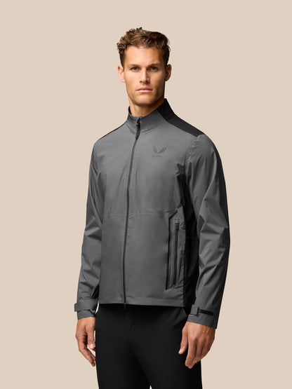 Men’s Golf Long Sleeve Waterproof Jacket - Gunmetal