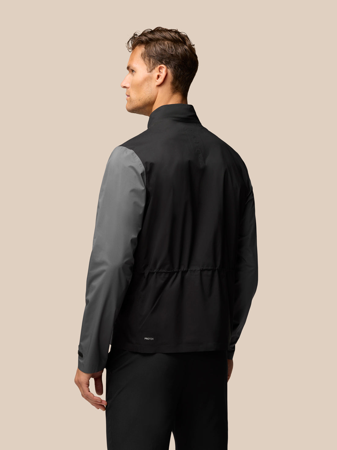 Men’s Golf Long Sleeve Waterproof Jacket - Gunmetal