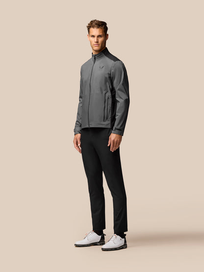 Men’s Golf Long Sleeve Waterproof Jacket - Gunmetal