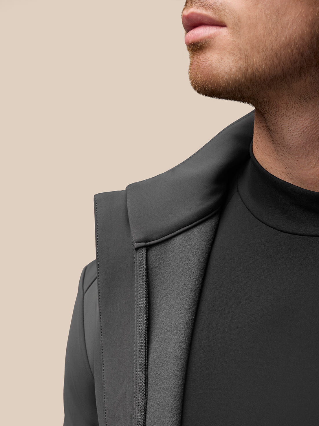 Garcia Hybrid Jacket - Charcoal - Gunmetal