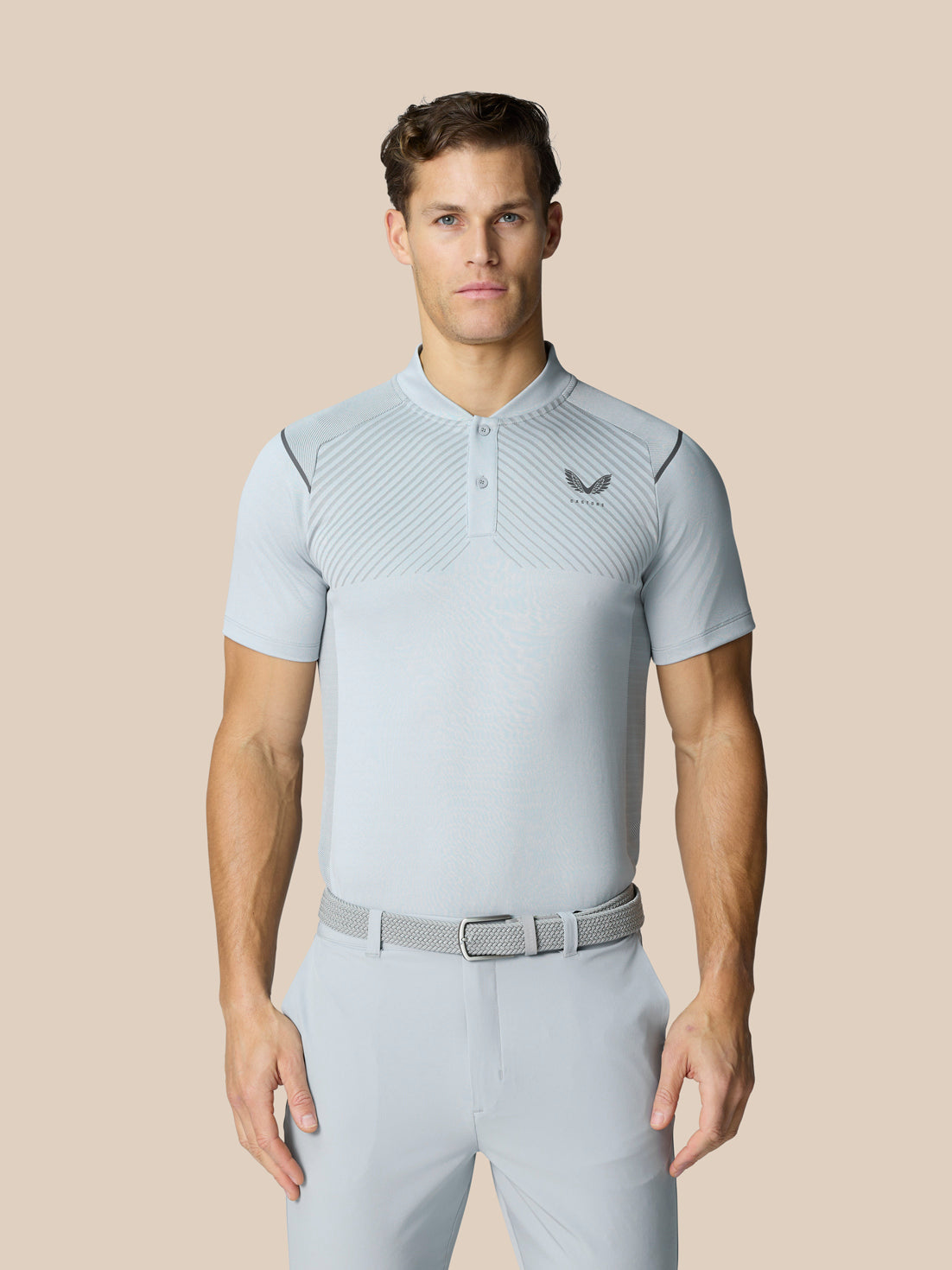 Pinnacle Golf LVS Poloshirt – Middengrijs - Middengrijs