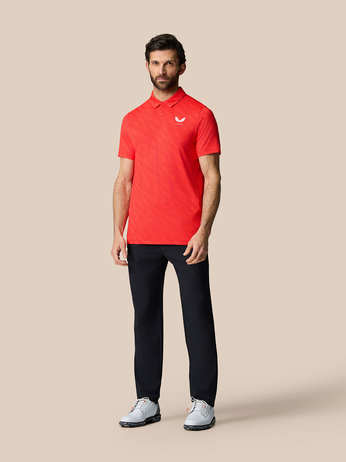 Club Graphic Polo - Poppy Red - Poppy Red