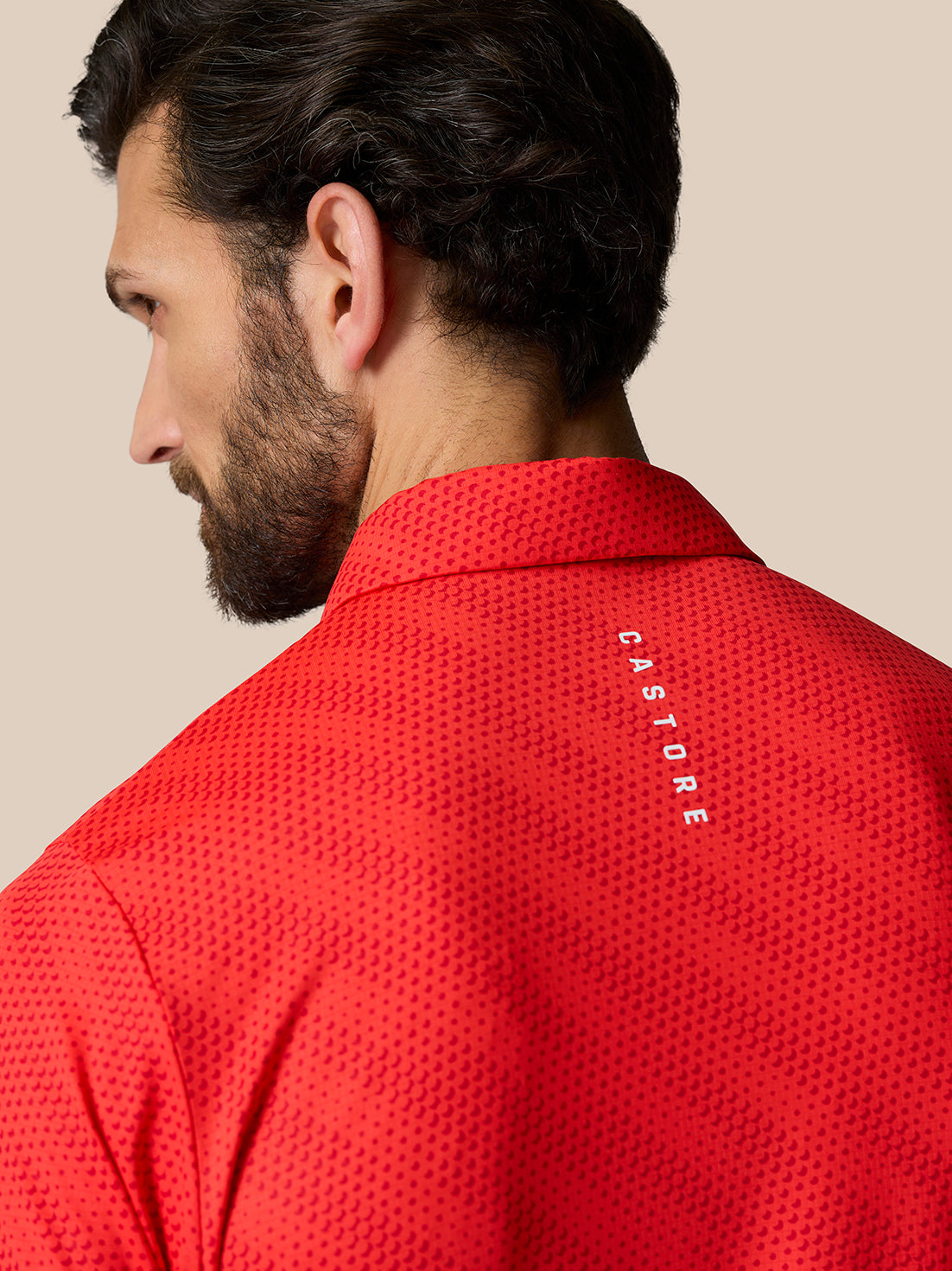 Club Graphic Polo - Poppy Red - Poppy Red