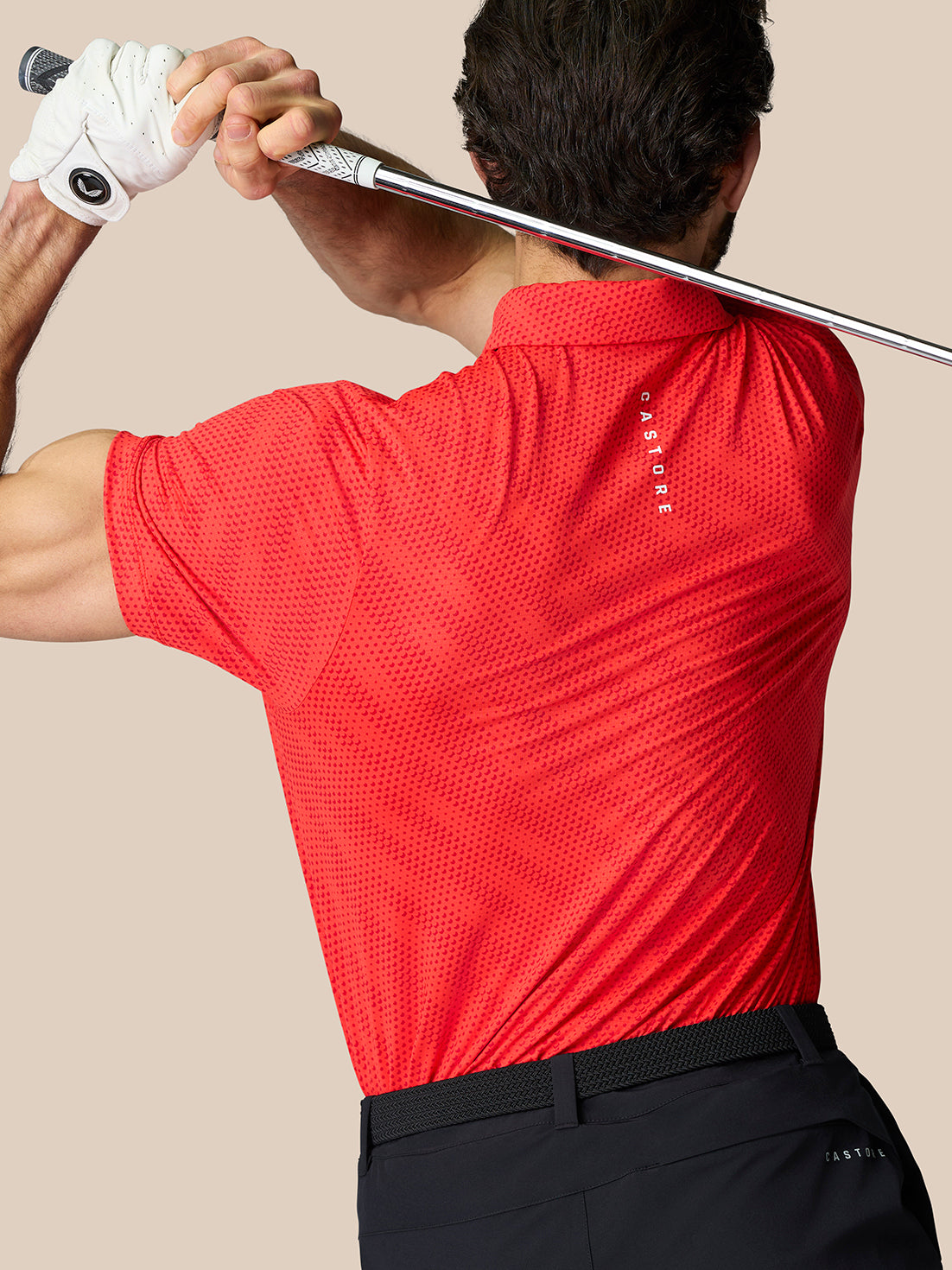 Club Graphic Polo - Poppy Red - Poppy Red