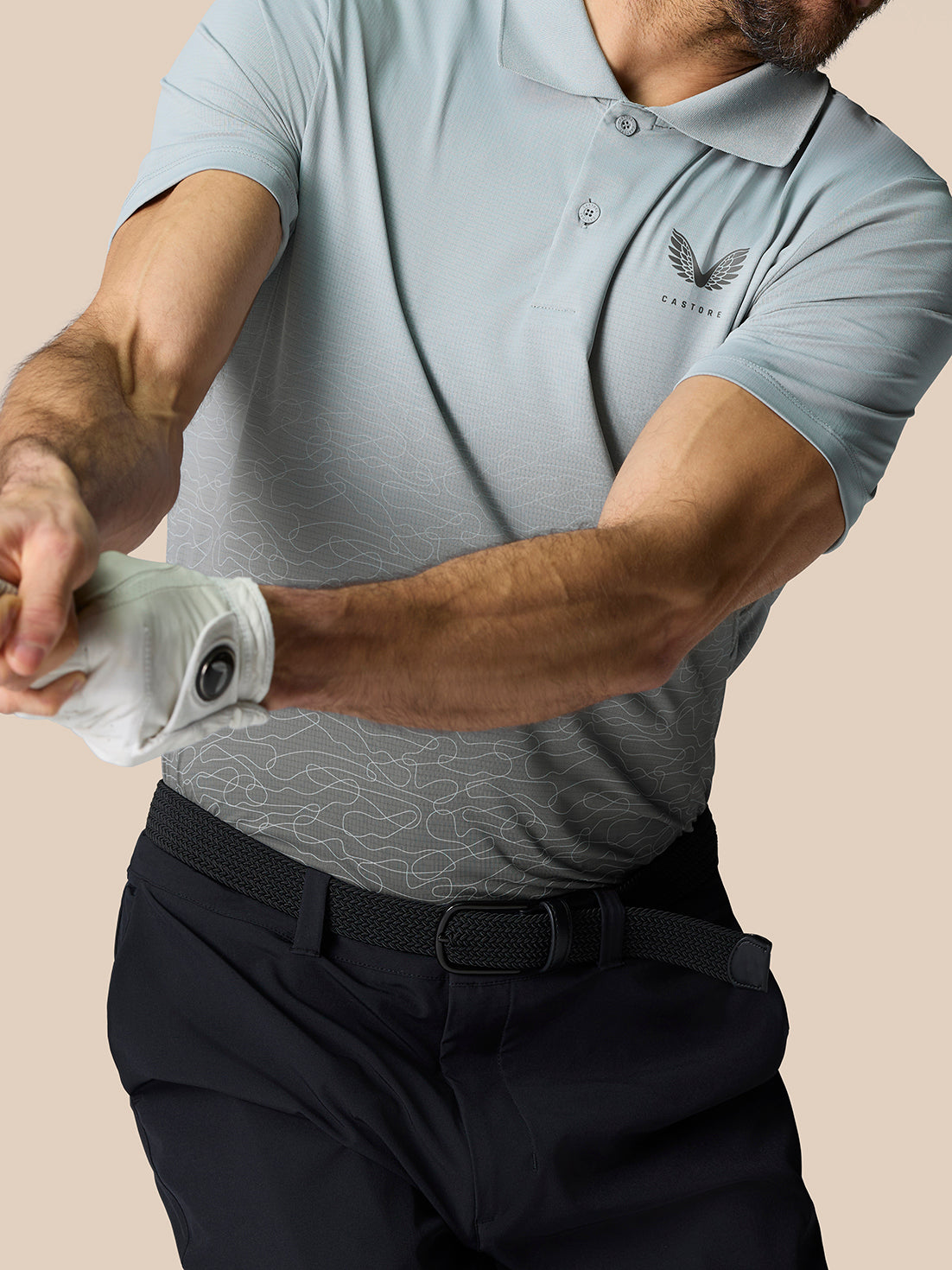 Club Graphic Polo - Mid Grey - Mid Grey